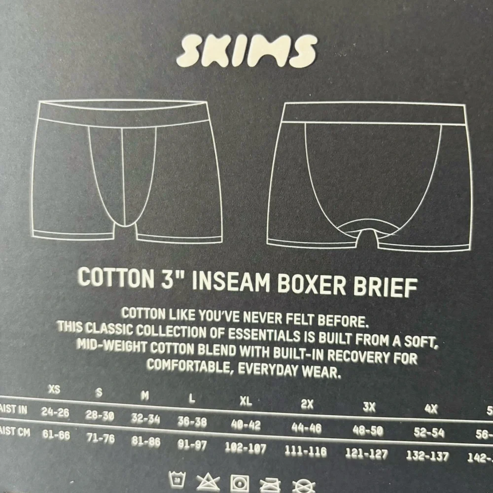 SKIMS NIB 3 Boxers Briefs for Men. Size L. 3”inseam. Very Comfortable - Picture 6 of 6